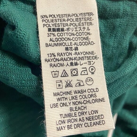 NWT Free‎ People Sundance Tee Shadow Green Slouch Size XS New With Tags T-Shirt - Picture 4 of 4